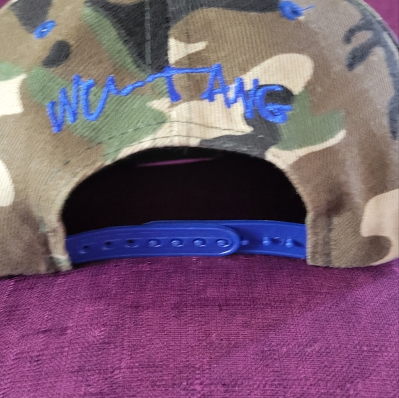 Camo & Royal Blue Wutang hat Nwt - Picture 2 of 3